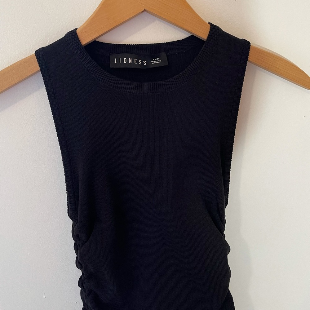 Princess Polly Military Minds Mini Dress Black